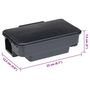 Voir la diapositive 6 : VIDAXL Pieges a souris 4 pcs noir 22x12,5x7,5 cm