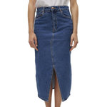 Vero Moda Jupe en jean  ongue  Foncé Femme Vero Moda Calf Denim Skirt. Coloris disponibles : Bleu
