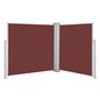Voir la diapositive 2 : VIDAXL Auvent lateral retractable Marron 100 x 600 cm