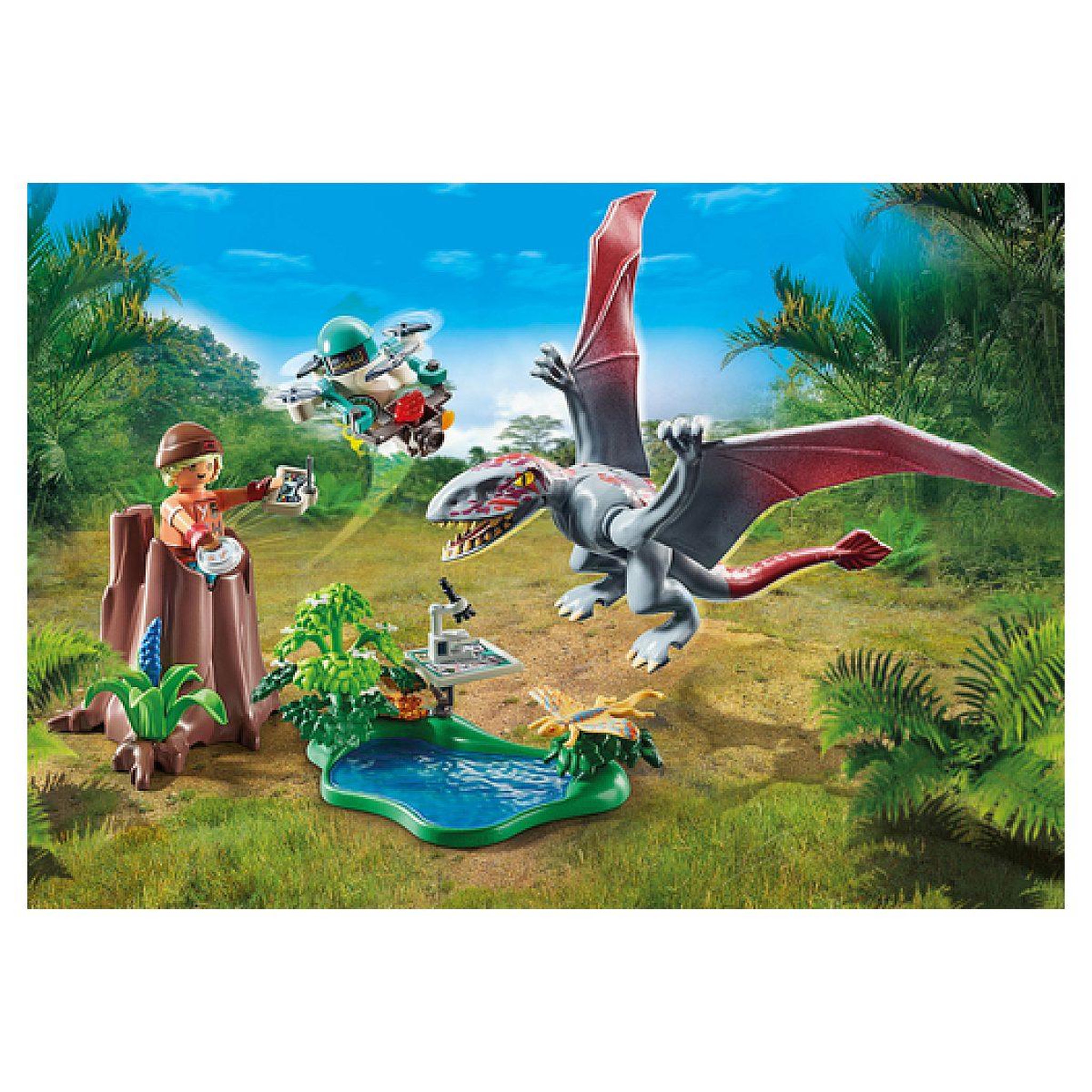 Voir la diapositive 3 : PLAYMOBIL 71525  drone d'observation avec dimorphodon