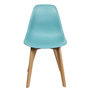 Voir la diapositive 3 : Paris Prix Lot de 2 Chaises Scandinave  Coquil  82cm Bleu