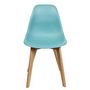 Voir la diapositive 3 : Paris Prix Lot de 2 Chaises Scandinave  Coquil  82cm Bleu