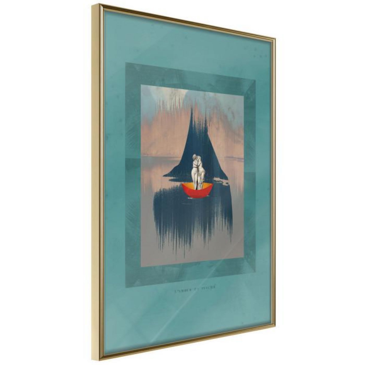 Paris Prix Affiche Murale Encadrée  Cupid and Psyche