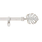 Paris Prix Kit Tringle Déco Extensible  Tropi  120-210cm Blanc