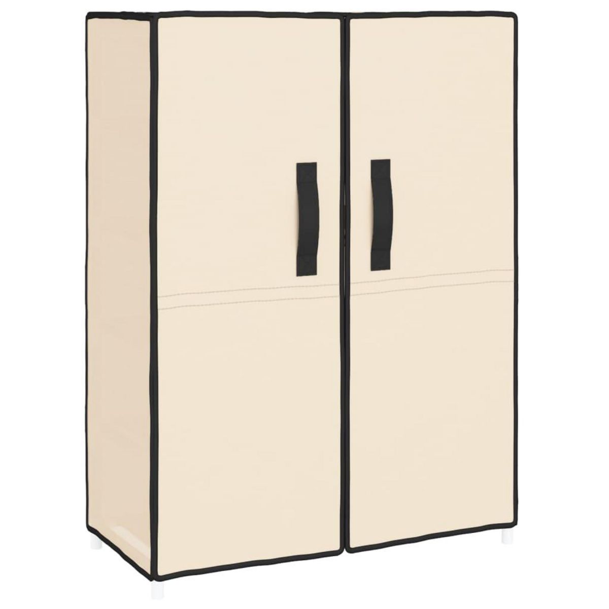 VIDAXL Armoire a chaussures Creme 60x28x90 cm Tissu