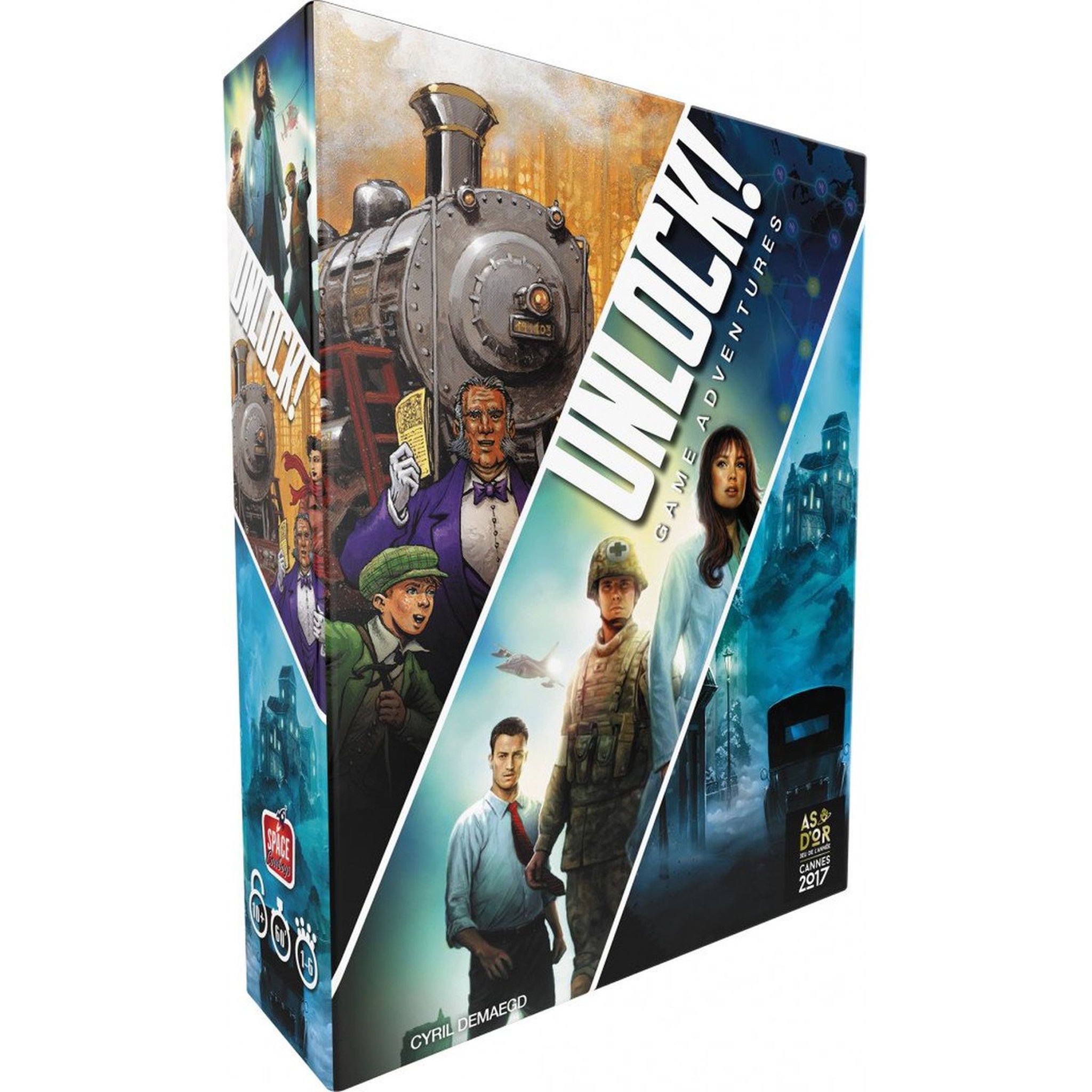 ASMODEE Jeu Unlock Game Adventures 