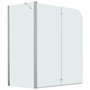 Voir la diapositive 1 : VIDAXL Cabine de douche pliante ESG 120x68x130 cm