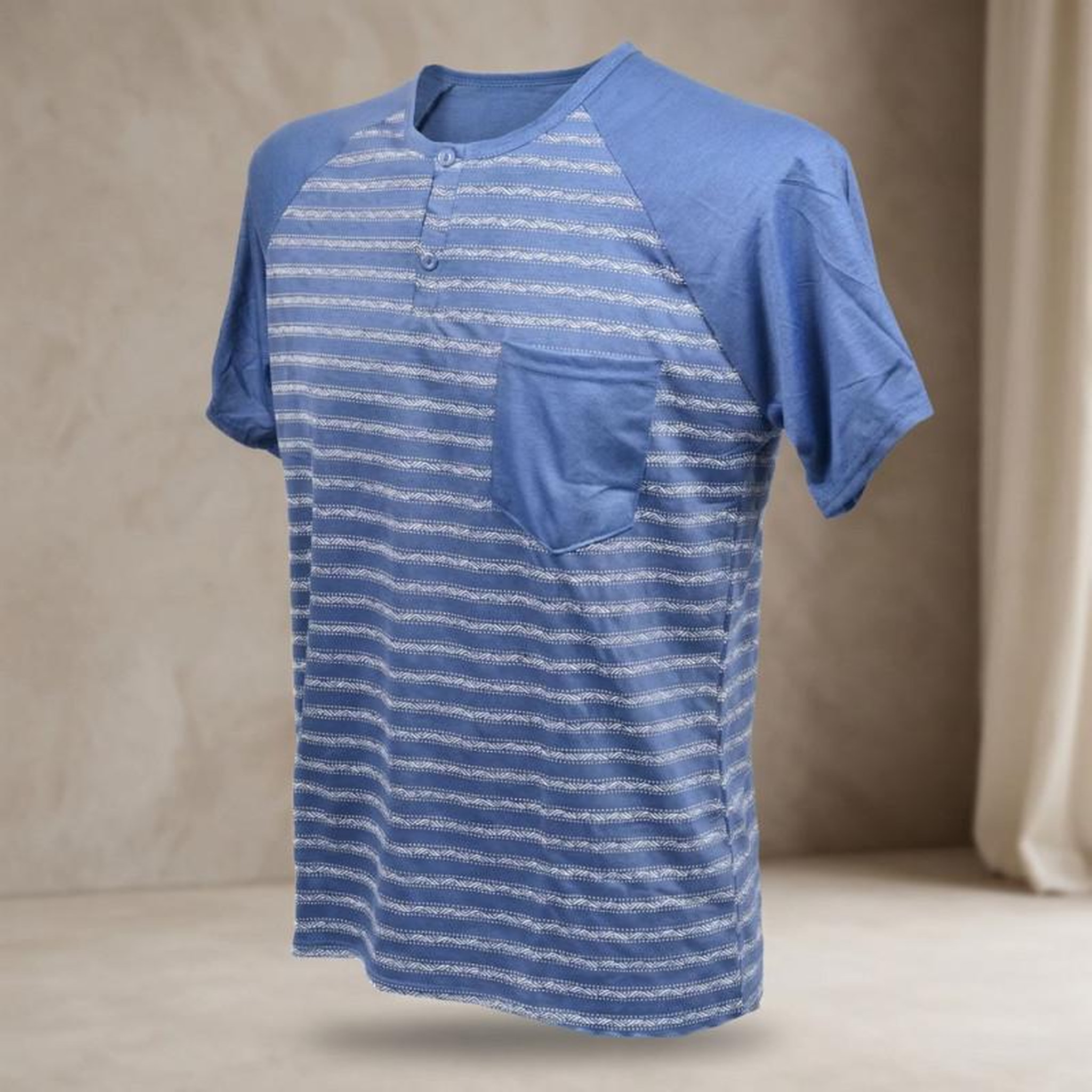 Voir la diapositive 3 : OZABI OZABI Ensemble Pyjama Pyjama Court Homme Coton