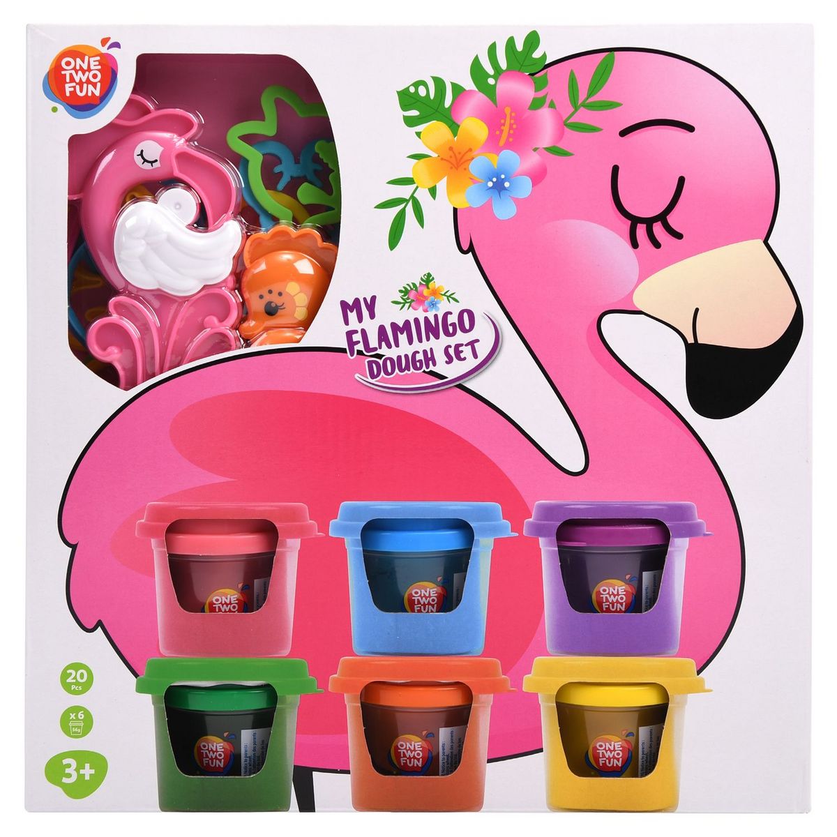 One Two Fun Kit pâte à modeler animaux magiques