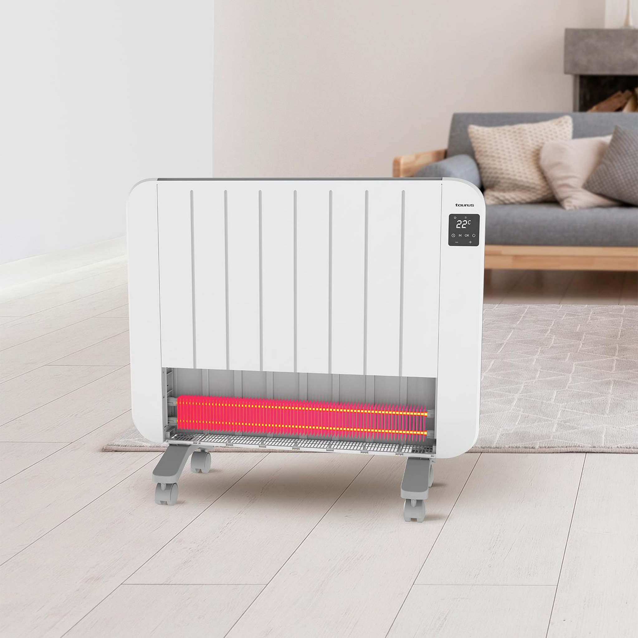 Voir la diapositive 5 : Taurus Radiateur électrique 2000w blanc - PERSIA 2000