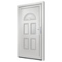 Voir la diapositive 4 : VIDAXL Porte d'entree Blanc 98x208 cm PVC