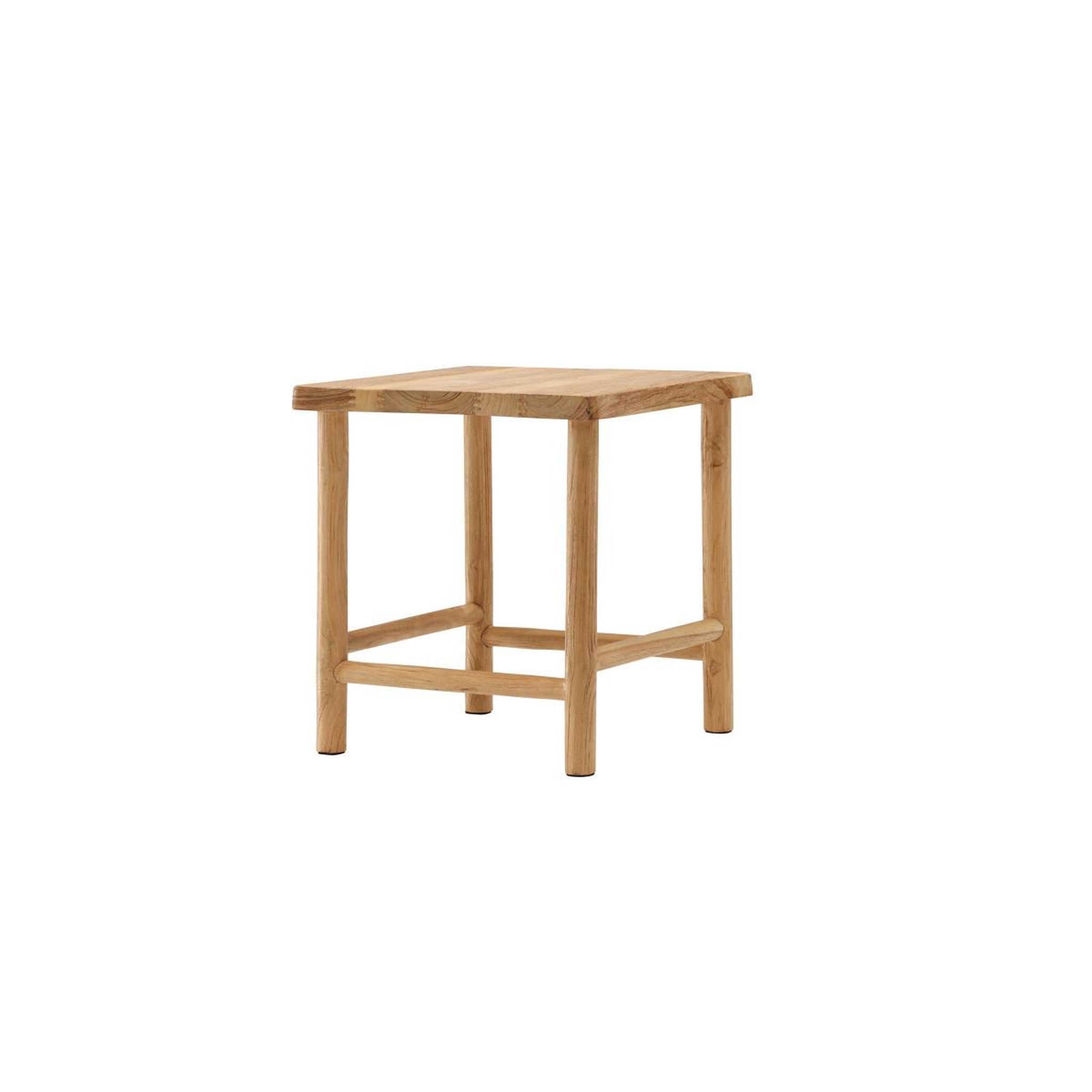 Voir la diapositive 4 : Paris Prix Tabouret en teck  noster  46cm naturel