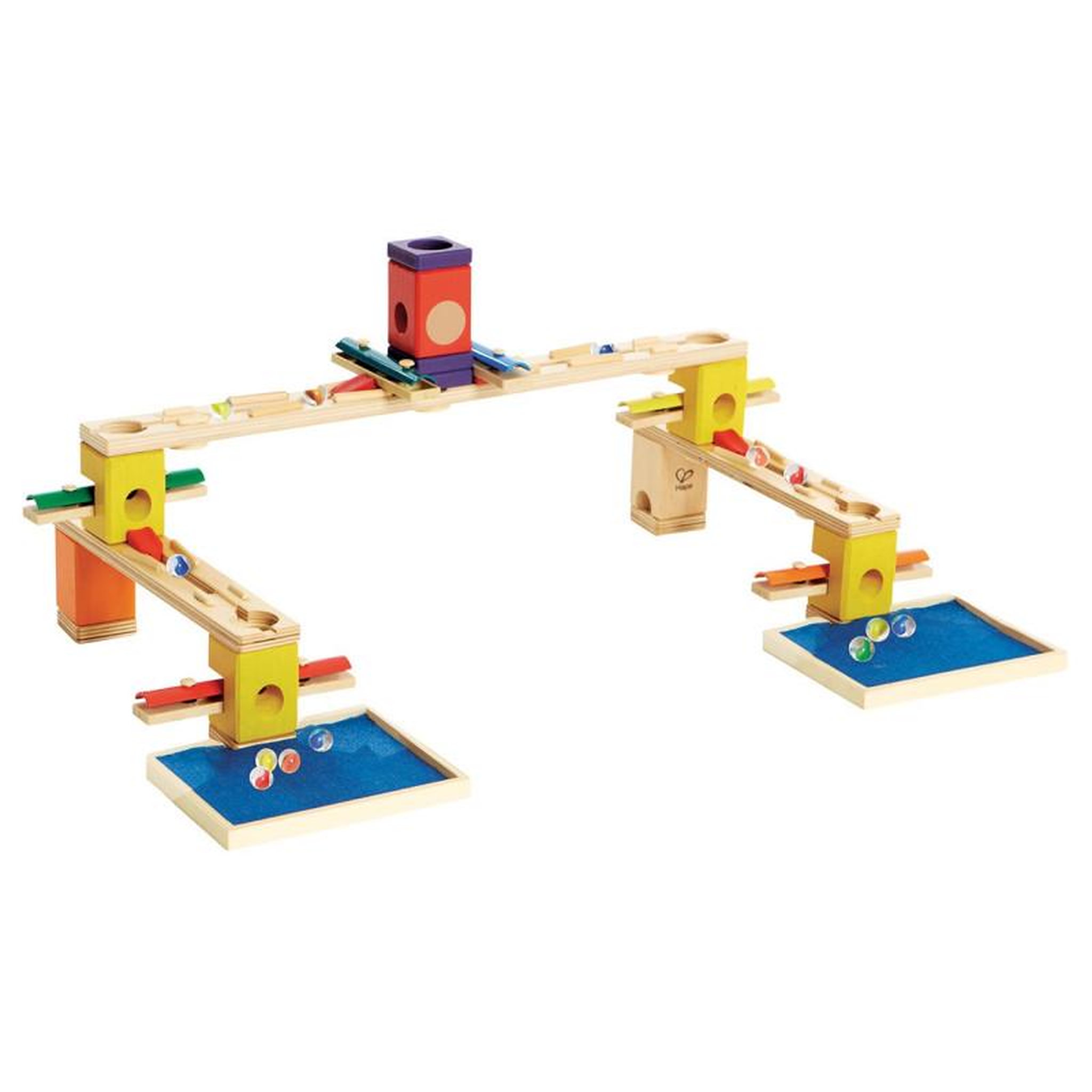 Voir la diapositive 2 : Hape HAPE Quadrilla Wooden Marble Court Music Motion, 97dlg.