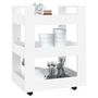 Voir la diapositive 4 : VIDAXL Chariot de cuisine Blanc 60x45x80 cm Bois d'ingenierie