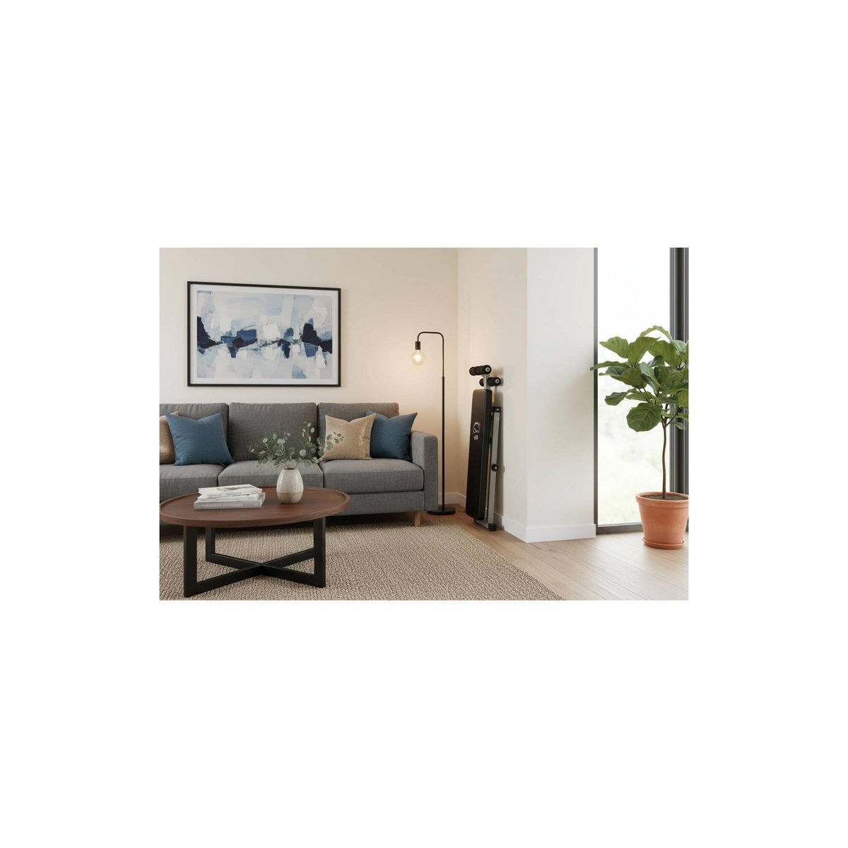 O'Fitness Planche à abdominaux - O'Fitness - Acier renforcé - 3 positions réglables - Maison/appartement