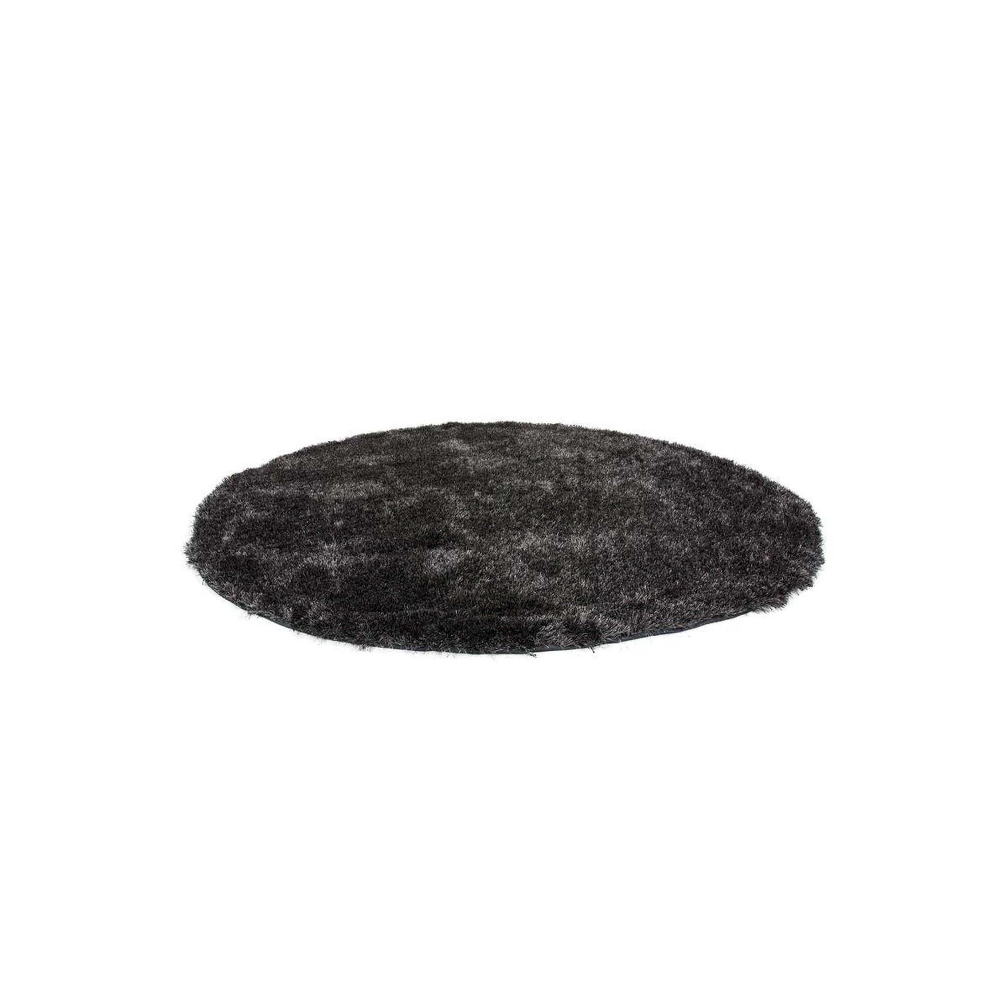 Voir la diapositive 1 : Paris Prix Tapis Shaggy Rond Fait Main  Diamond  Anthracite