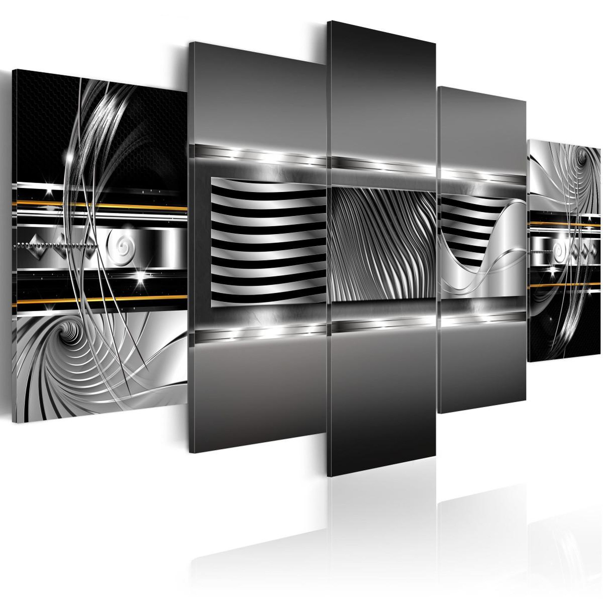 Paris Prix Tableau imprimé  rhythm of platinum. Coloris disponibles : Multicolore