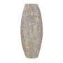 Voir la diapositive 1 : Paris Prix Vase Design Haut en Résine  Elips  59cm Or