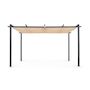 Voir la diapositive 6 : SWEEEK Pergola aluminium - Isla 3x4m - Tonnelle idéale pour votre terrasse, toit rétractable, toile coulissante, structure aluminium