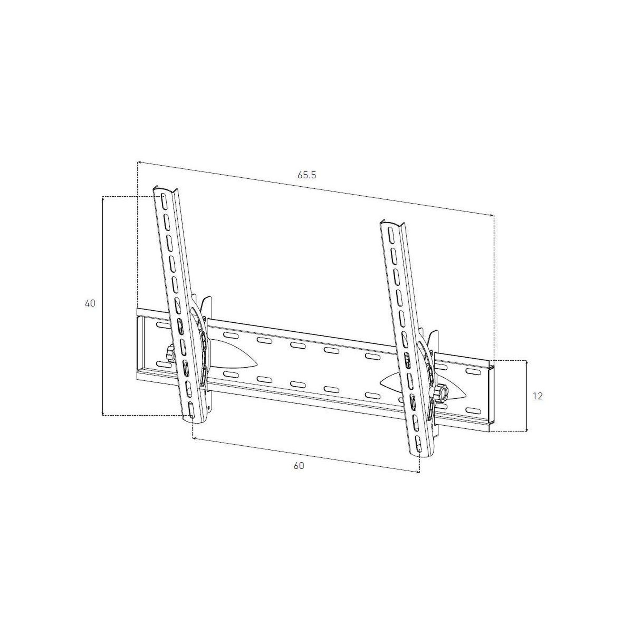 Voir la diapositive 4 : SONOROUS Support mural TV 50 a 85 pouces - WMTV 600T
