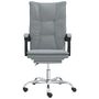 Voir la diapositive 3 : VIDAXL Fauteuil inclinable de bureau Gris clair Tissu
