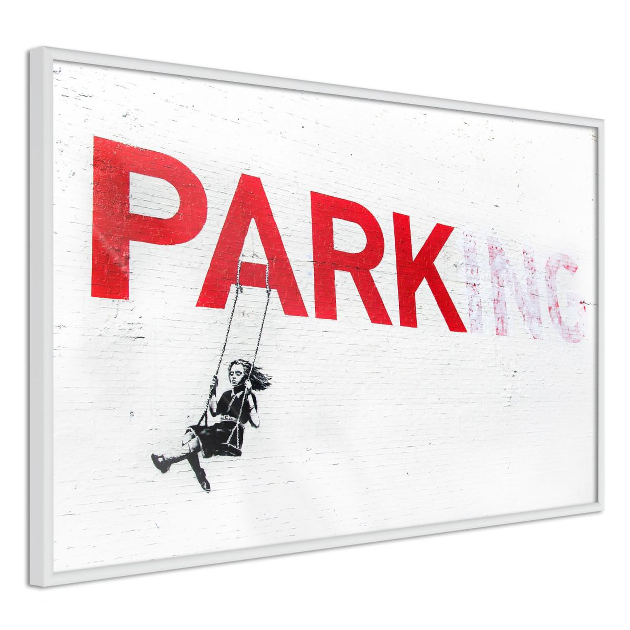 Paris Prix Affiche Murale Encadrée  Banksy Parking