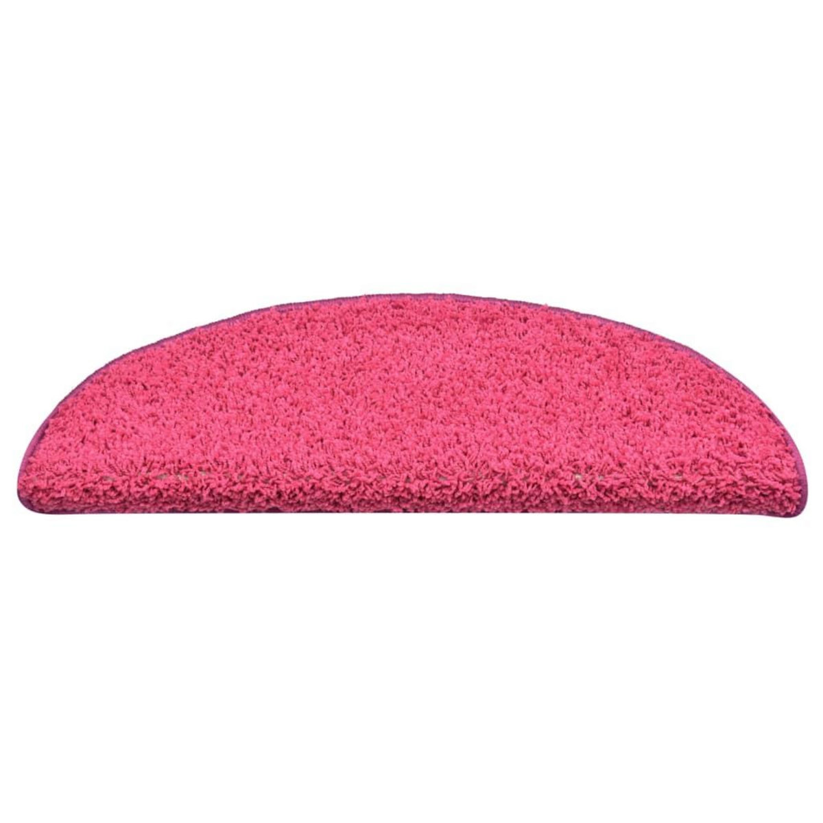 VIDAXL Tapis de marches d'escalier 15 pcs Rose 56x17x3 cm