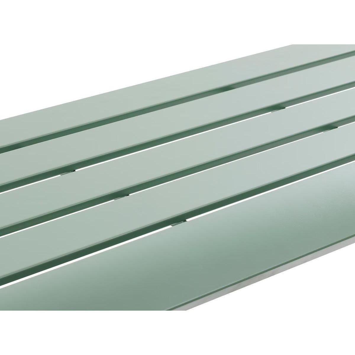 HESPERIDE Ensemble table et banc de balcon Drilia olive - 2 places - Hespéride