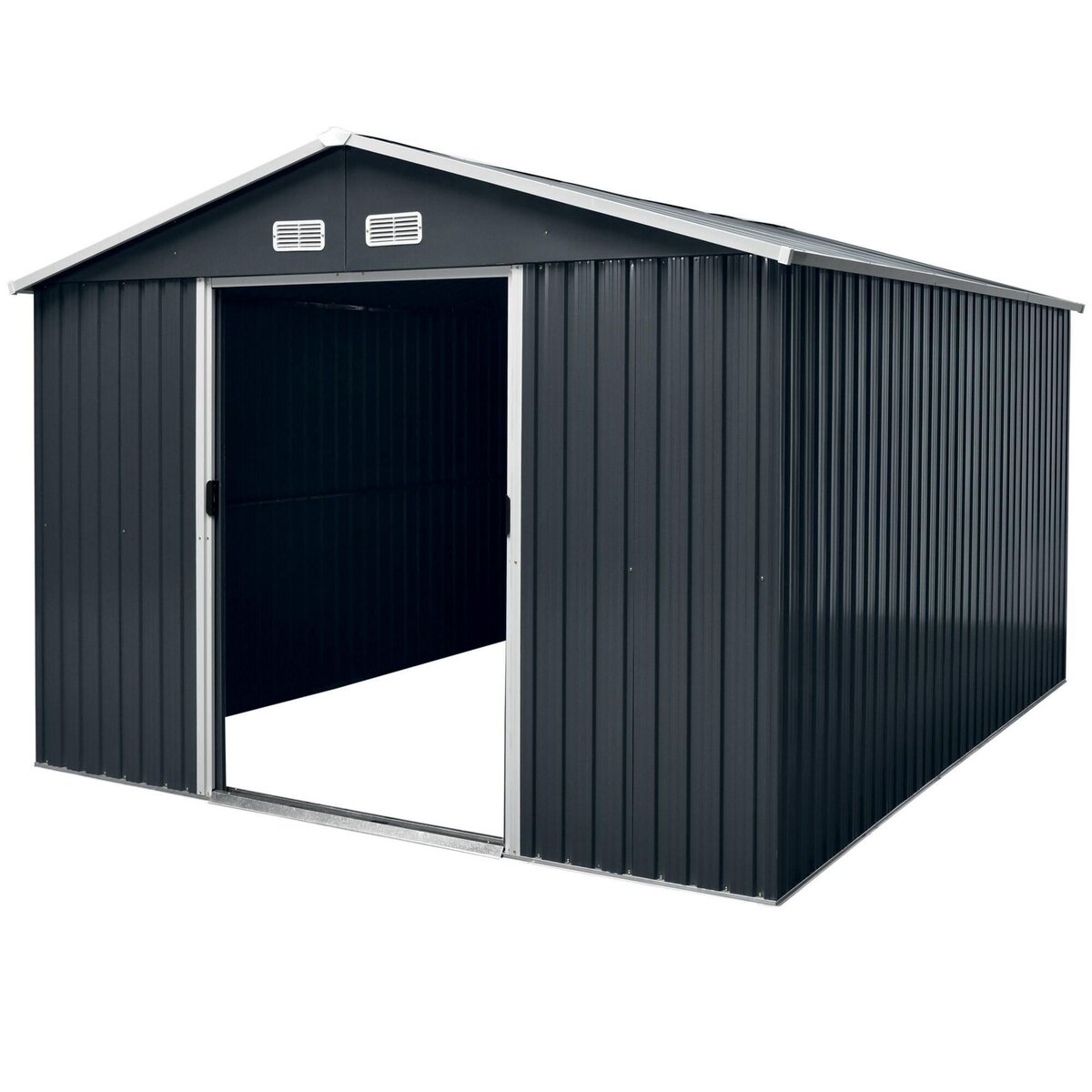  Abri jardin métal 11,8m2  3,67 x 3,22 x h2,17m