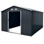 Voir la diapositive 2 :  Abri jardin métal 11,8m2  3,67 x 3,22 x h2,17m