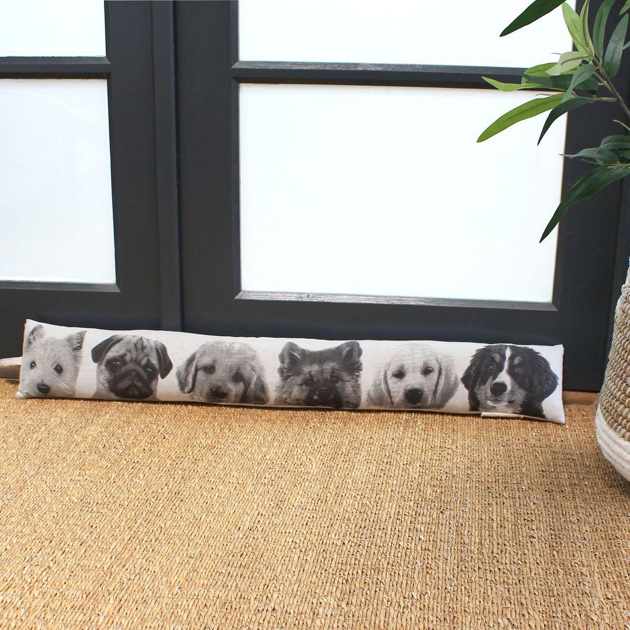 Voir la diapositive 3 : ENJOY HOME Boudin de porte chiens  vickie  90cm écru