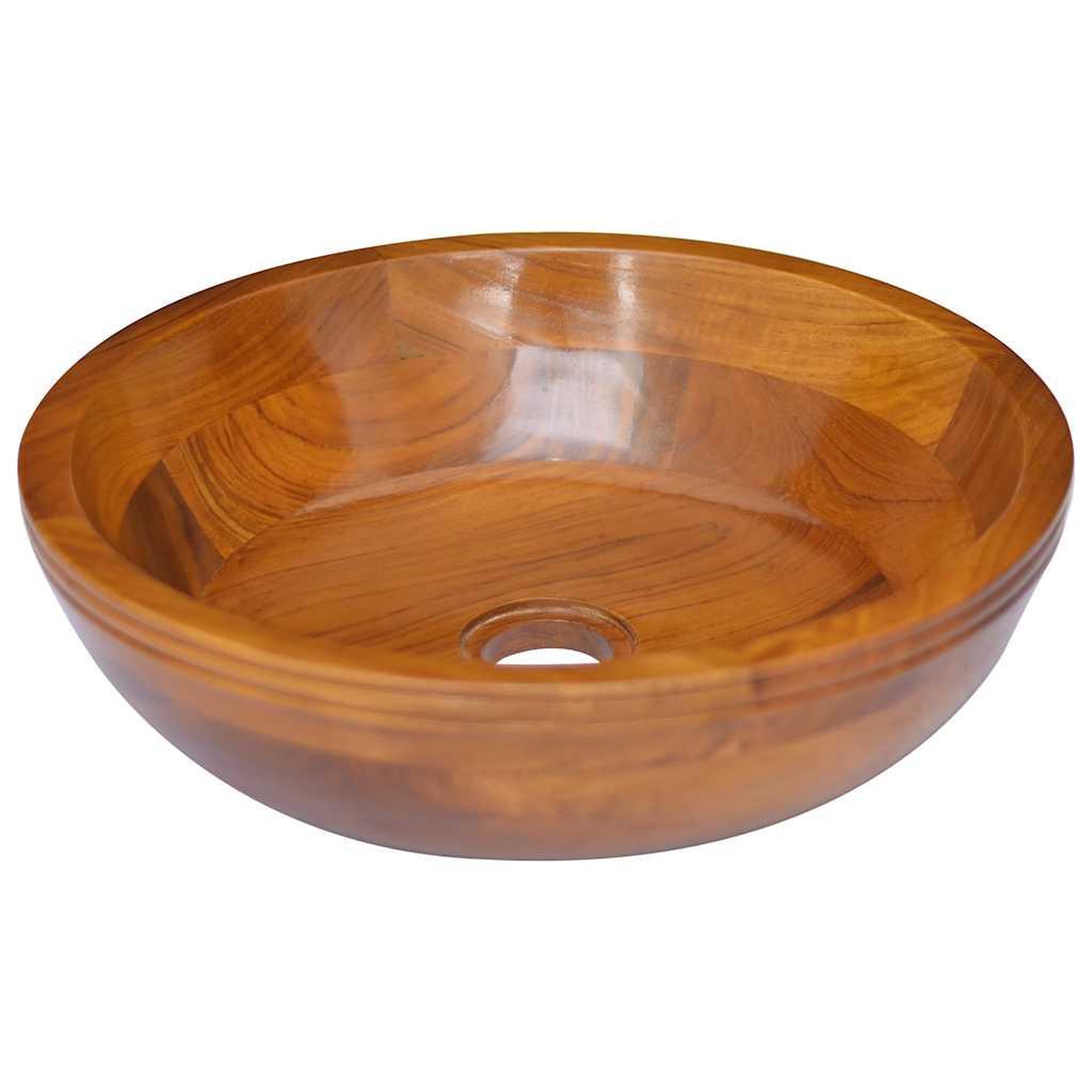 Voir la diapositive 1 : VIDAXL Lavabo Bois de teck massif Φ40x10 cm