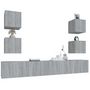 Voir la diapositive 4 : VIDAXL Ensemble de meubles TV 6 pcs Sonoma gris Bois d'ingenierie