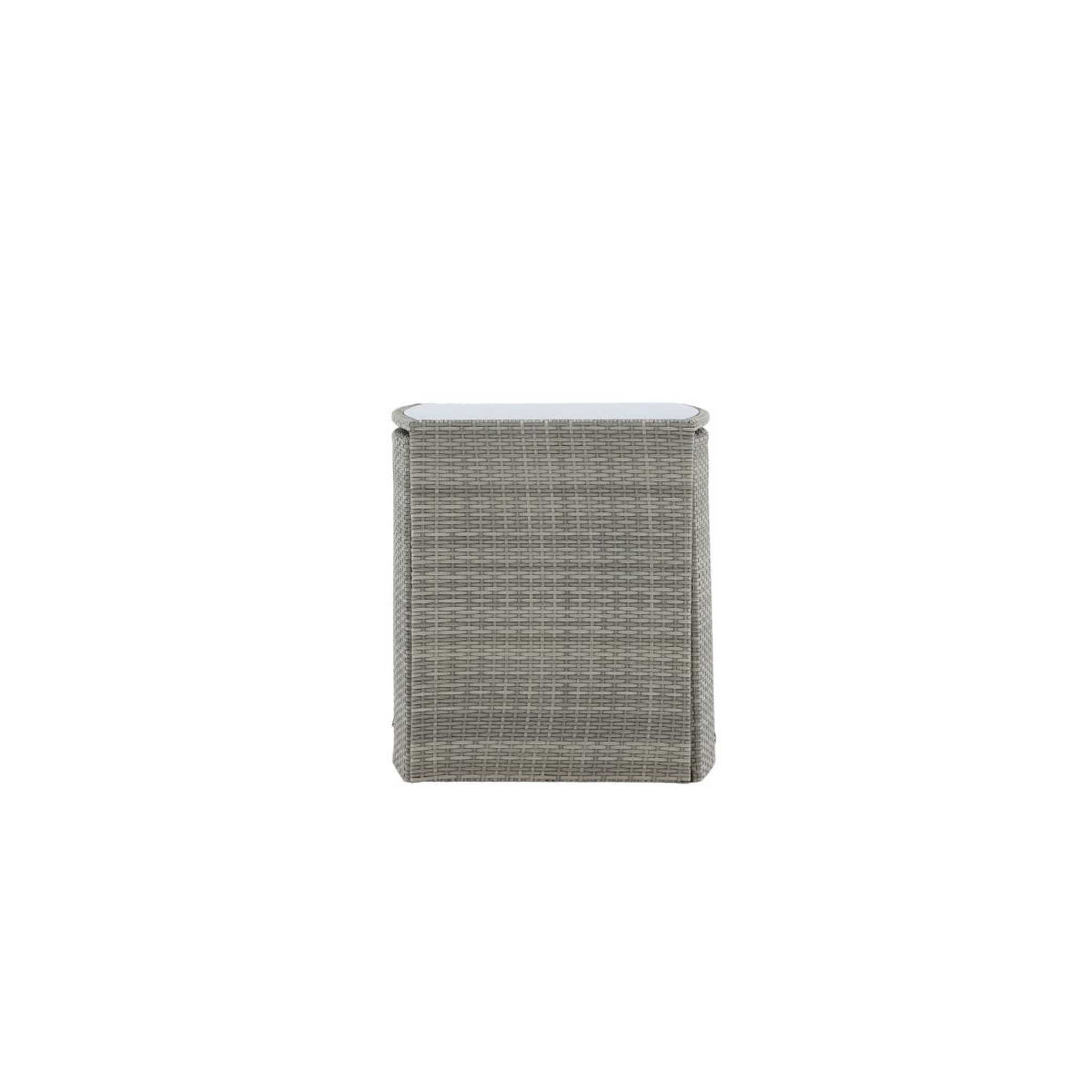 Voir la diapositive 6 : Paris Prix Ensemble table de jardin & 2 chaises  savanna  75cm gris