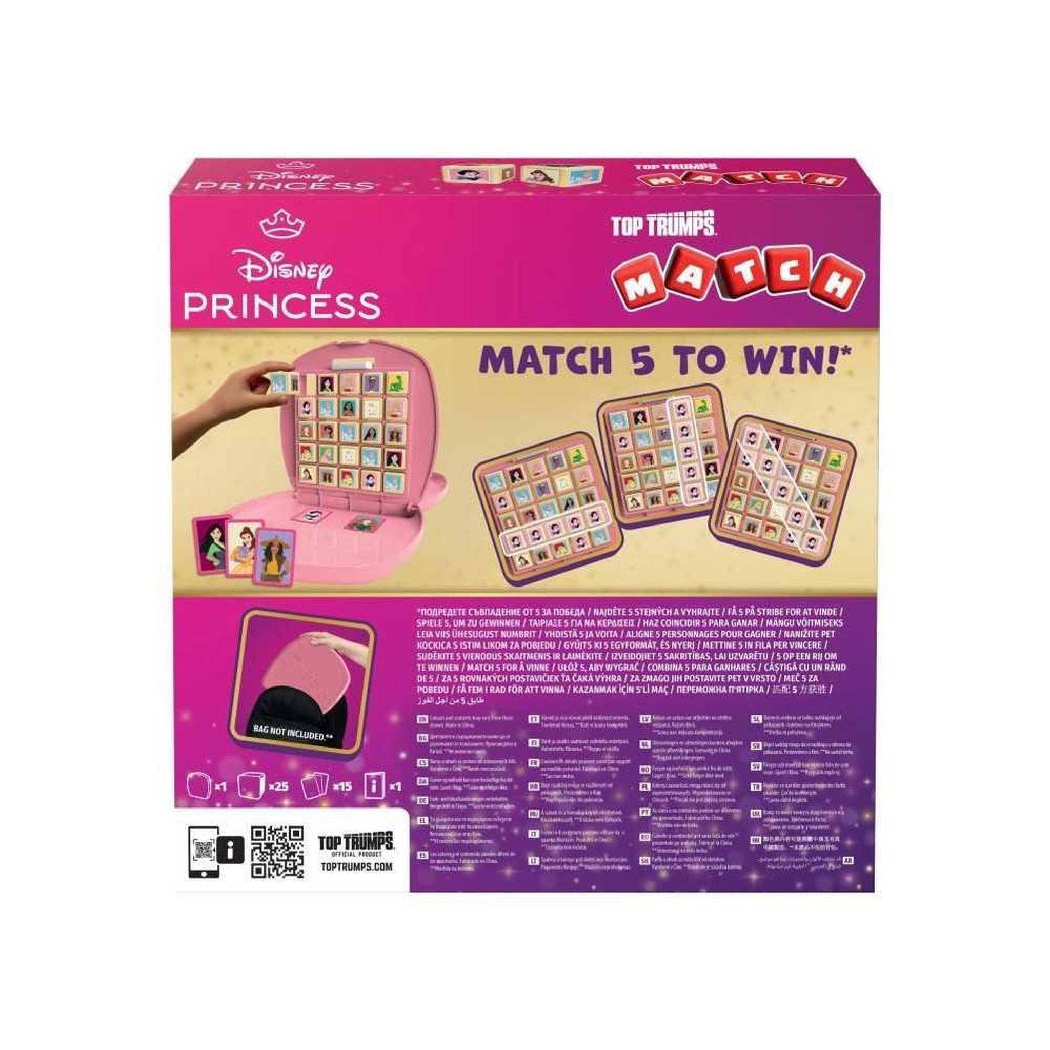 Voir la diapositive 3 : Winning Moves Match - Jeu de société - WINNING MOVES GAMES - Princesses Disney 2025