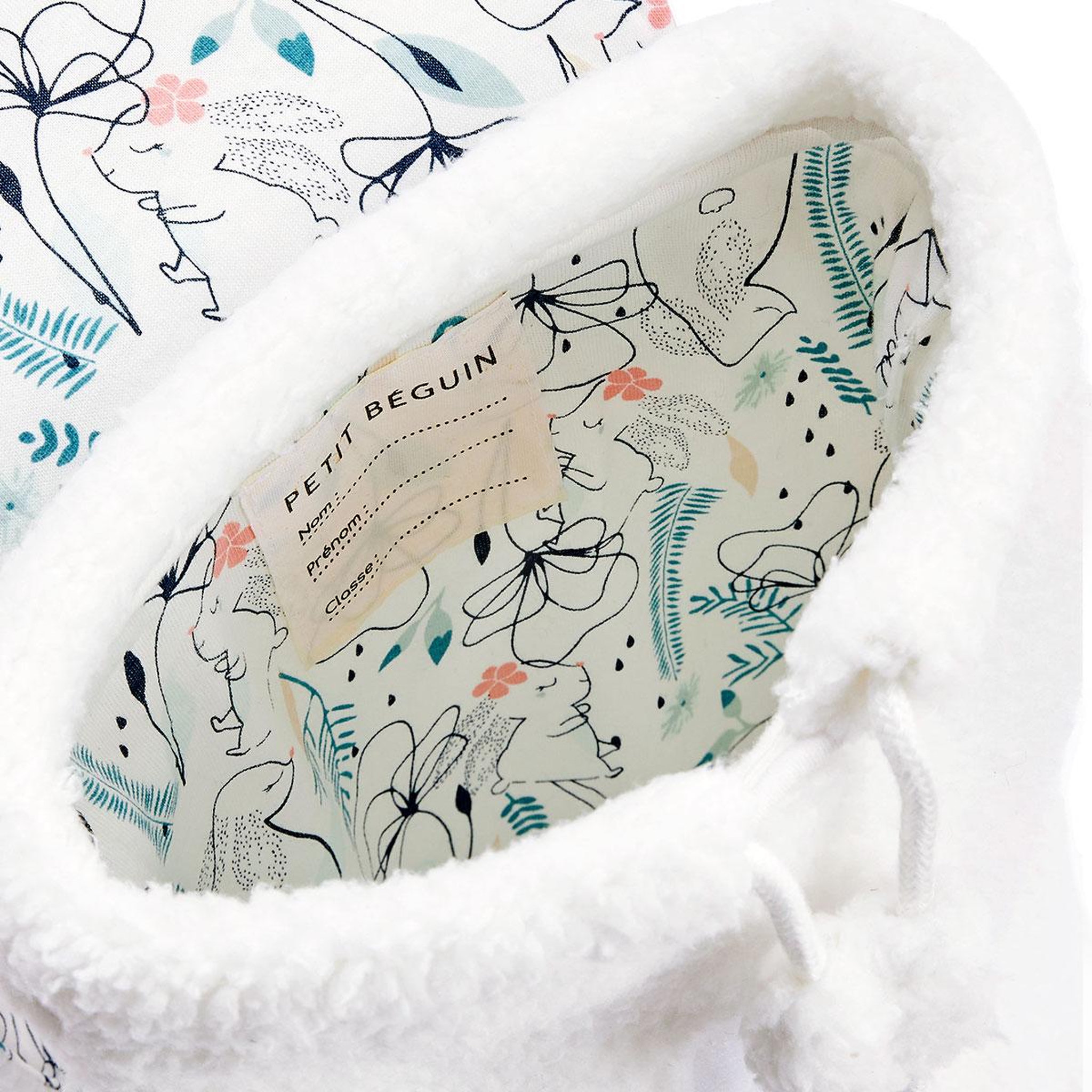 Voir la diapositive 3 : Petit Béguin Sac à dos enfant en sherpa Alaska