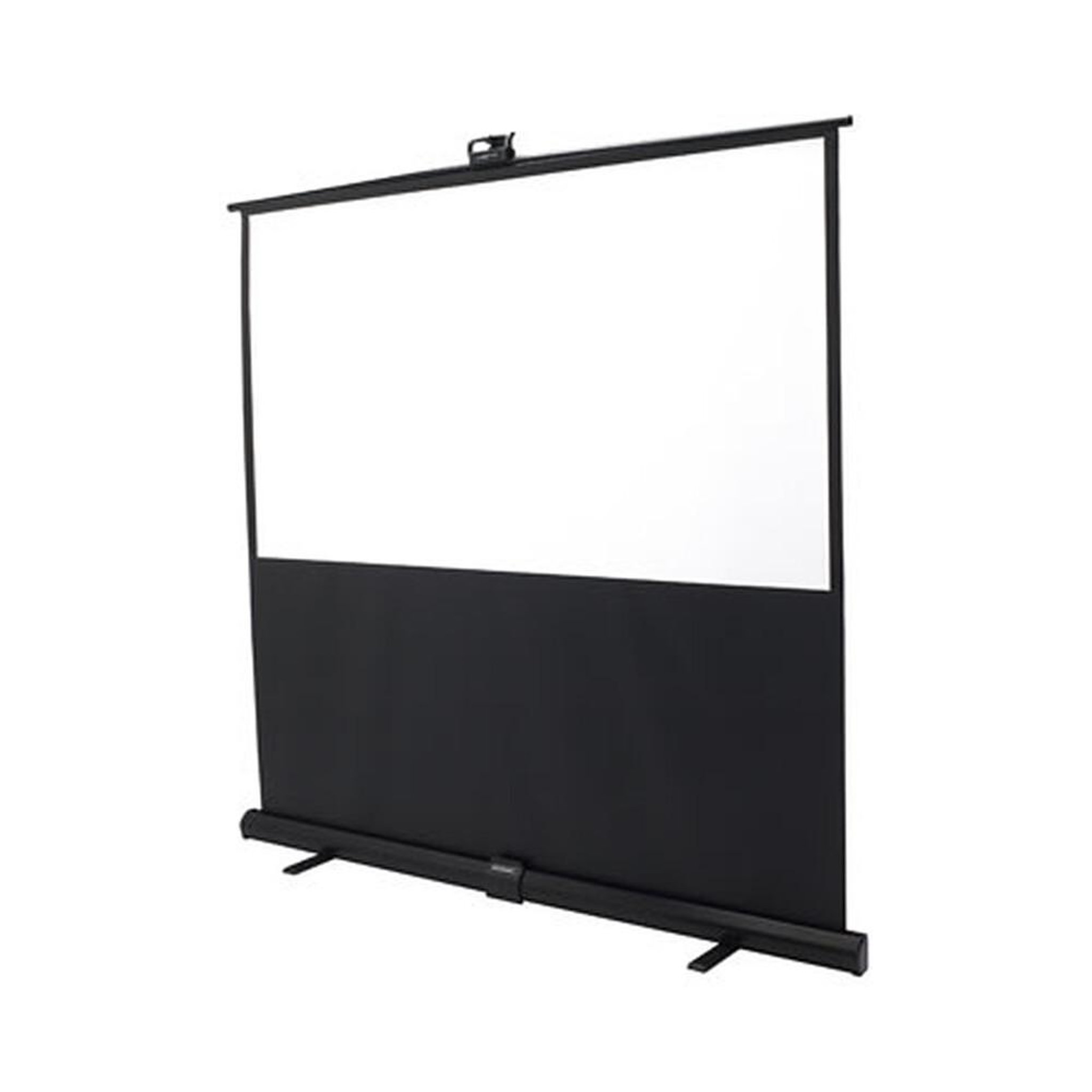 LUMENE Écran de projection portable pop-up 16:9 lumene paradise 170c 177 x 99,5 cm, boîtier aluminium noir, réglage en hauteur