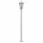Voir la diapositive 4 : VIDAXL Lampadaire d'exterieur argente 120 cm acier inoxydable