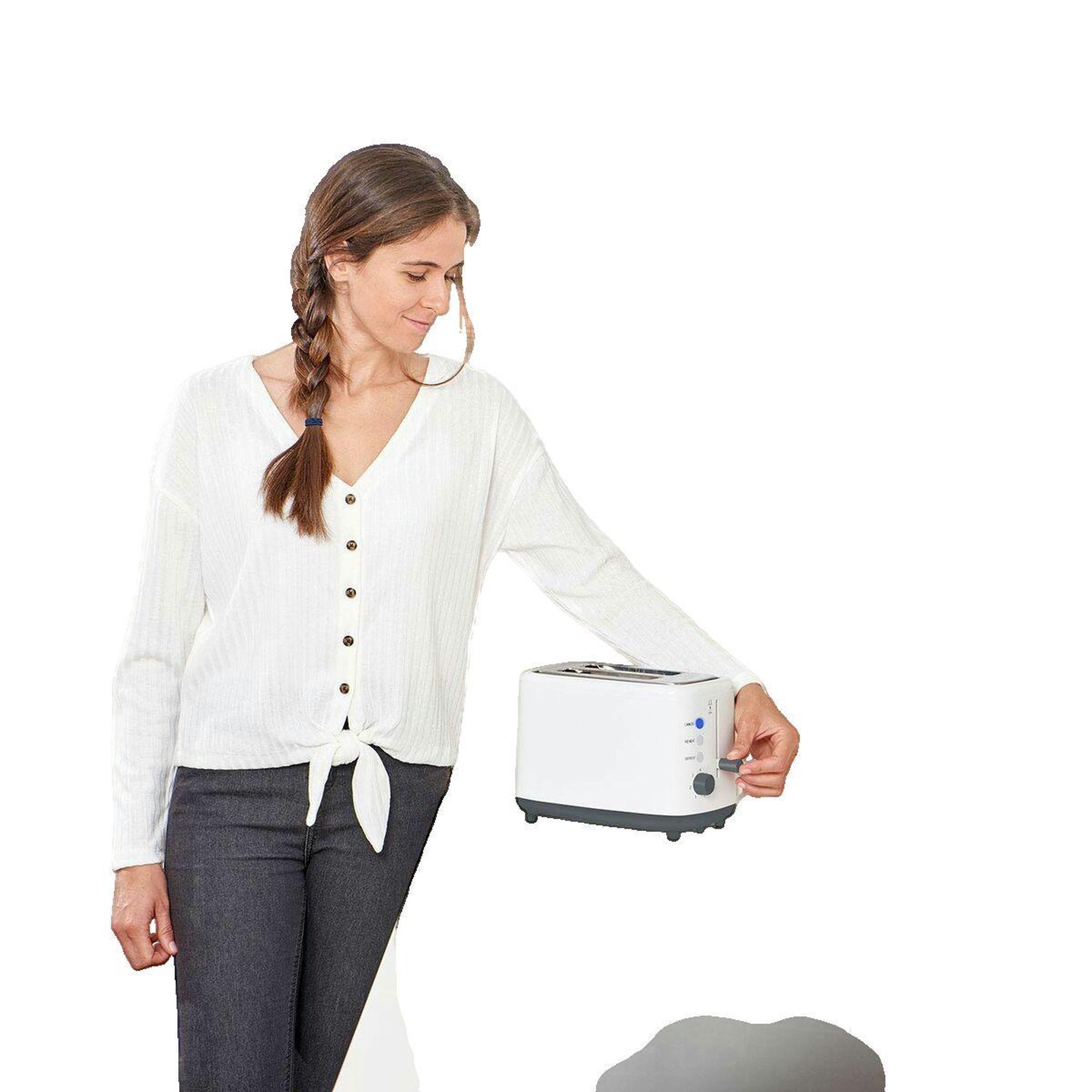 Voir la diapositive 2 : Black et Decker Grille pain Black+Decker 7 niveaux de brunissage