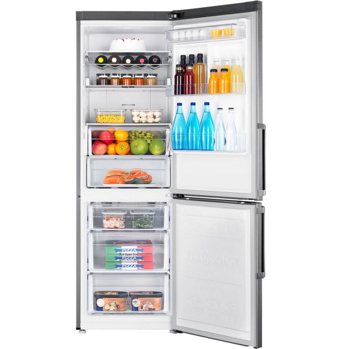 Samsung Réfrigérateur combiné 60cm 328l a++ nofrost inox - rb33j3315sa