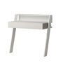 Voir la diapositive 1 : TOILINUX Bureau console mural Cowork en MDF - L. 94 x H. 91 cm - Blanc