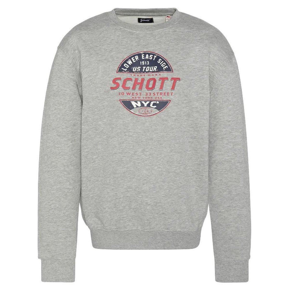 Schott Sweat  Homme Schott Rdc Print