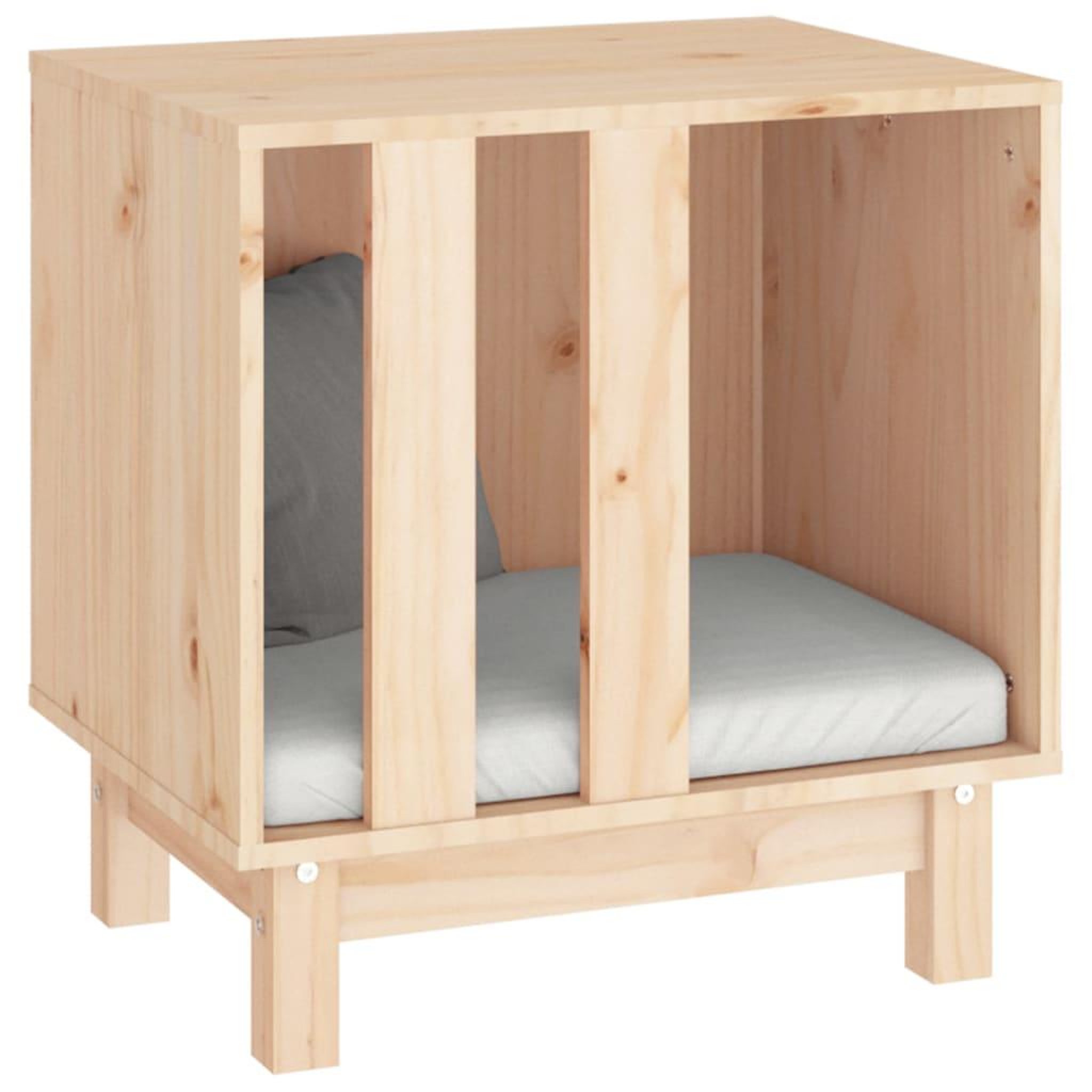 Voir la diapositive 4 : VIDAXL Niche pour chien 50x40x52 cm Bois de pin massif