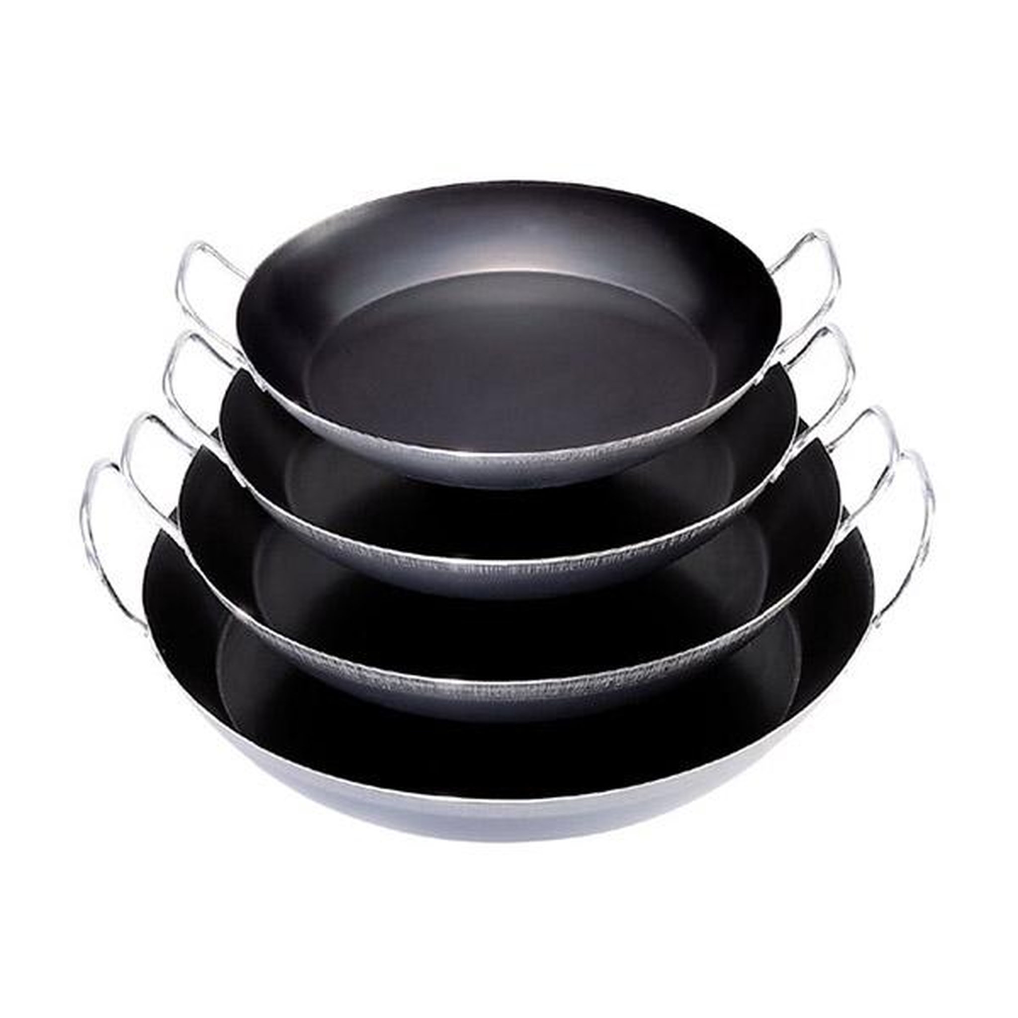 De buyer Plat à paëlla tôle bleue 42cm - 5023.42