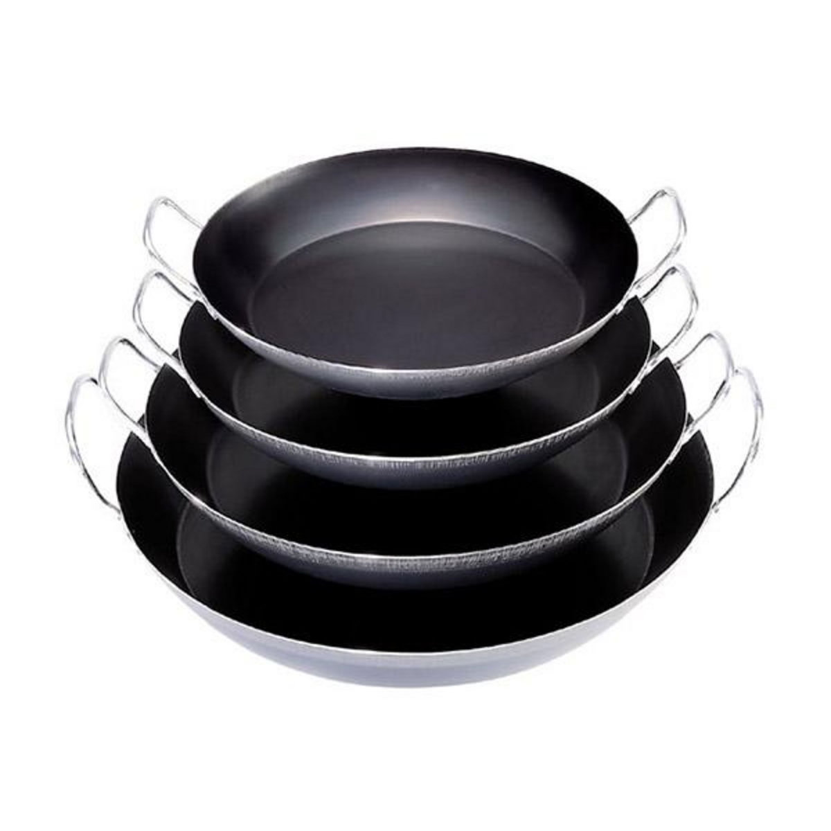 De buyer Plat à paëlla tôle bleue 42cm - 5023.42