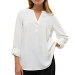 Vero Moda Blouse he Femme Vero  oda  ani. Coloris disponibles : Blanc