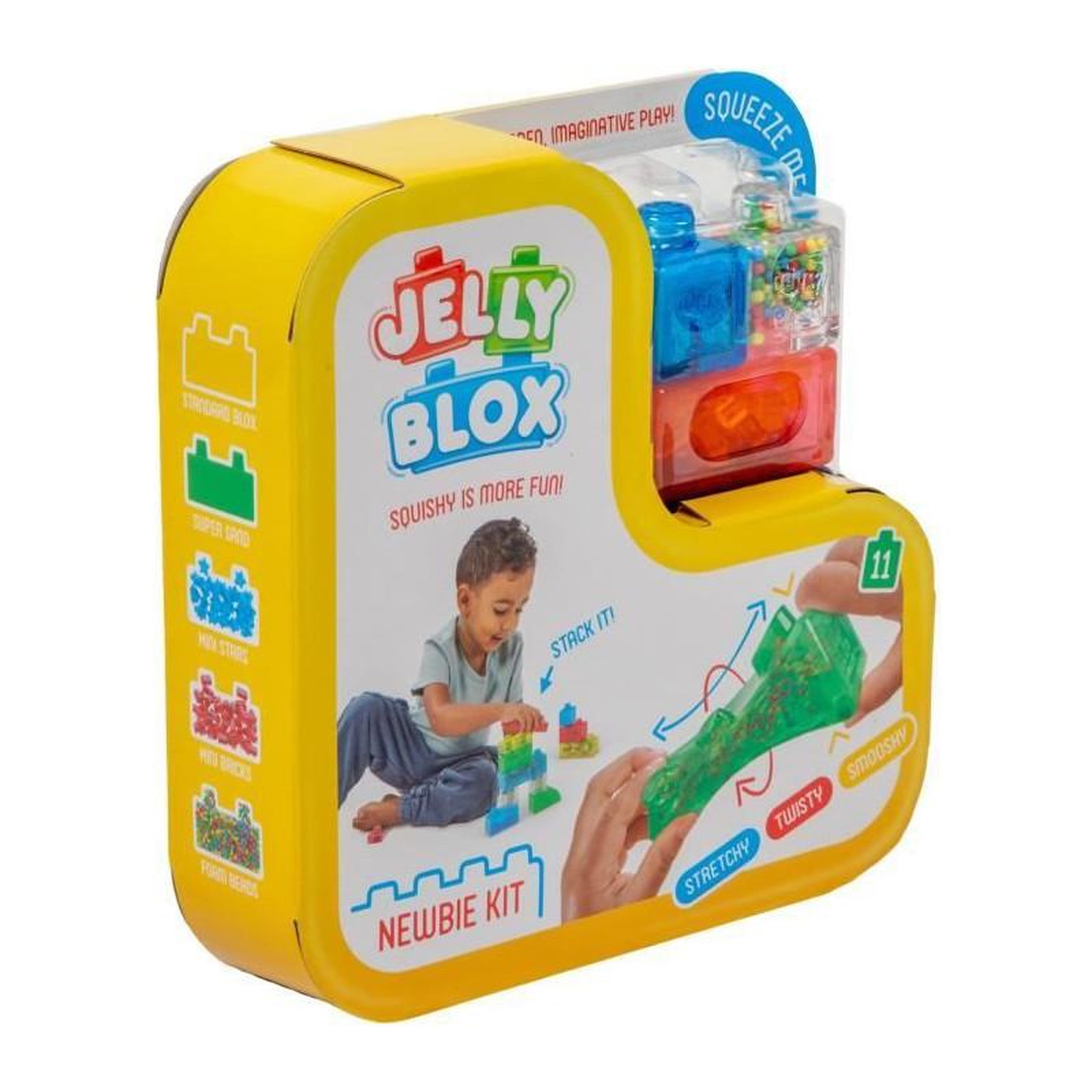 Voir la diapositive 2 : GOLIATH Jeu de construction - GOLIATH - Jelly Blox Newbie Kit - Blocs souples et tactiles des 2 ans