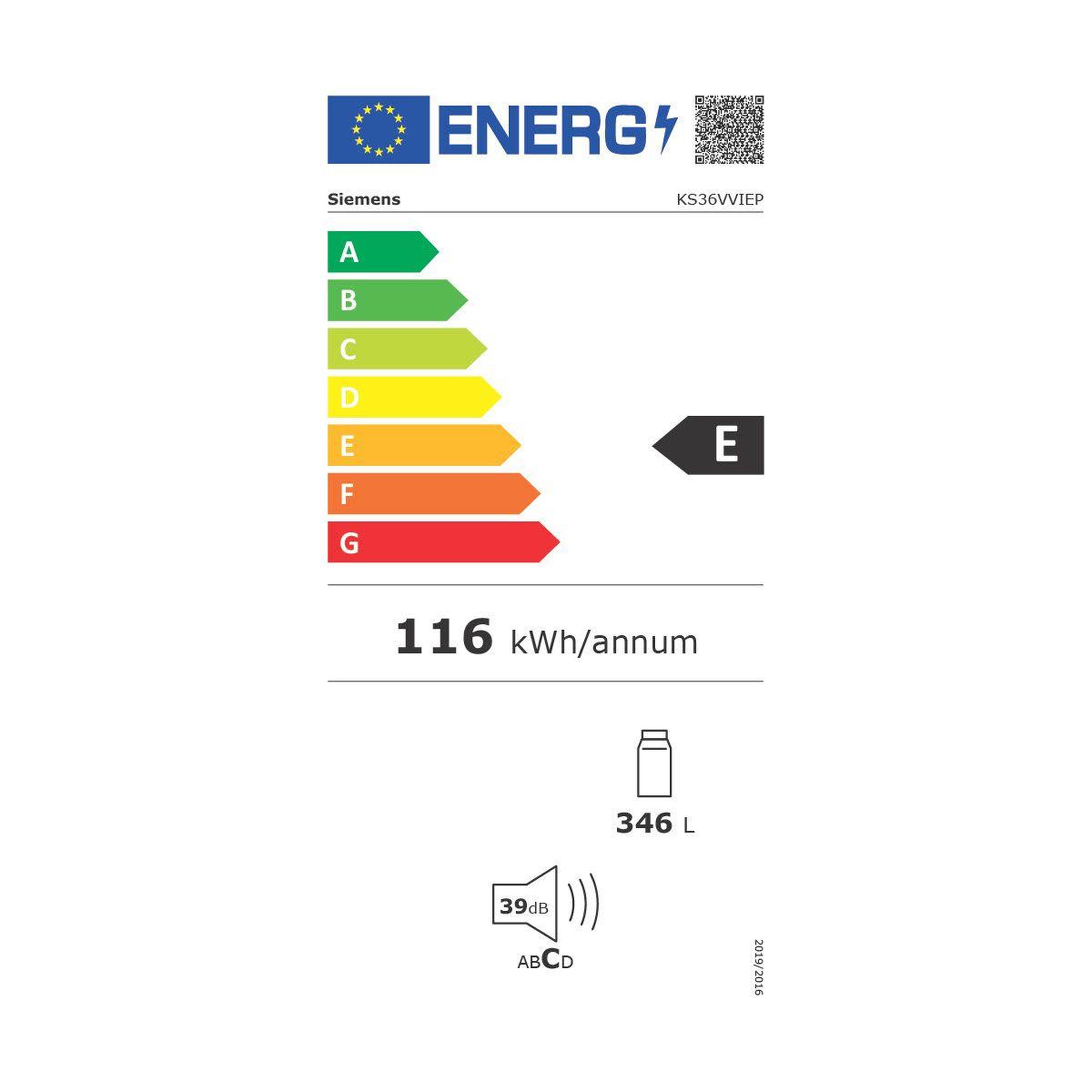 Voir la diapositive 6 : Siemens Réfrigérateur 1 porte KS36VVIEP IQ300 FreshSense