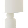 Voir la diapositive 2 : Paris Prix Lampe à Poser en Céramique  Renee  32cm Blanc