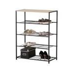 FORNORD Etagère range chaussures 4 niveaux 63x30xh83cm